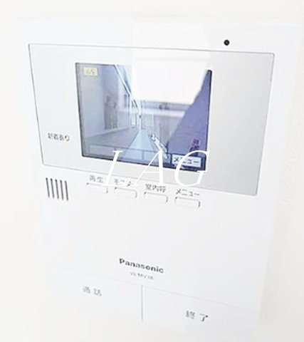 セキュリティ　モニター付きインターフォンです。