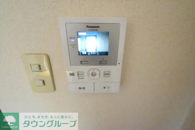 セキュリティ　モニター付きインターフォンです