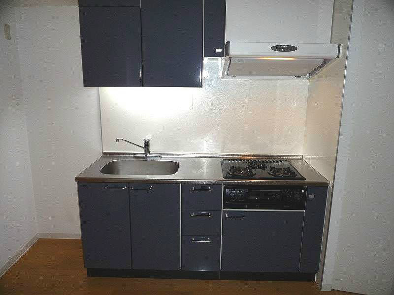 キッチン　便利な3口ガスコンロシステムキッチン♪