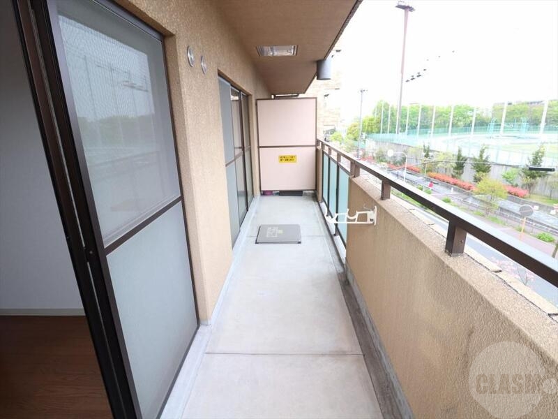 バルコニー　東南向きのバルコニー