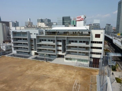 中学校　名古屋市立笹島中学校（中学校）まで613m