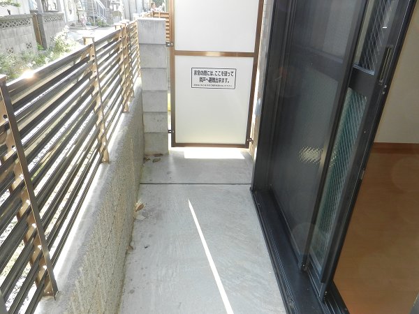 バルコニー　他号室参考写真