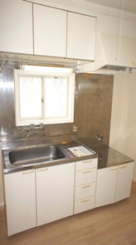 キッチン　ガスコンロ設置可です。