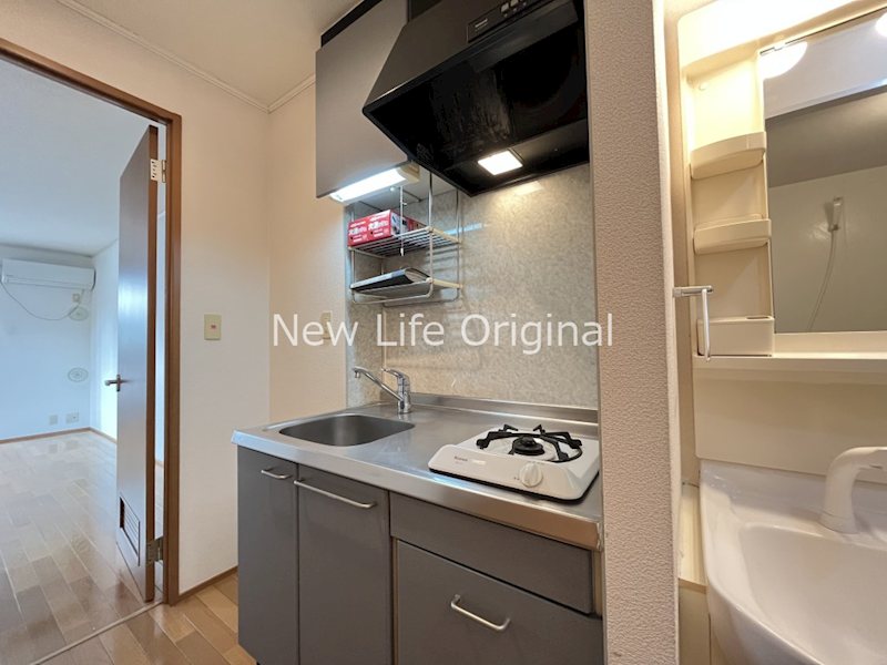 キッチン　１口コンロ付です。