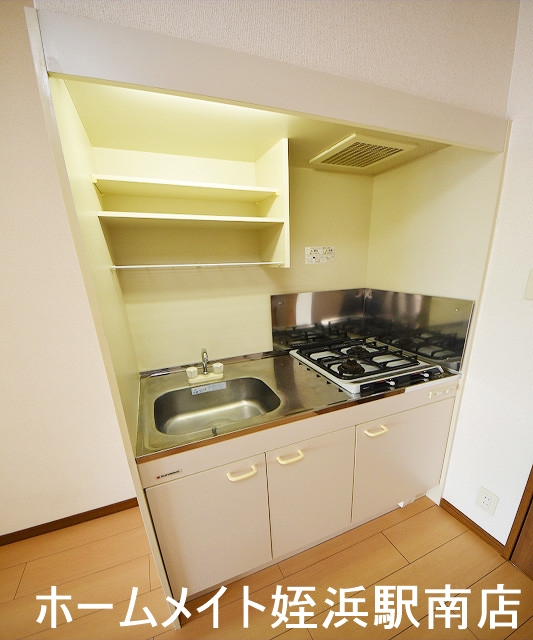 キッチン　★二口コンロのシステムキッチン★参考写真