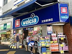 ドラックストア　ウエルシア文京根津店（ドラッグストア）まで587m