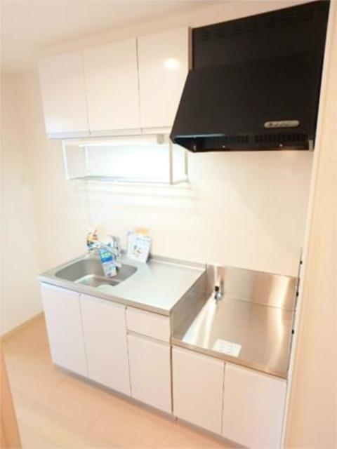 キッチン　２口コンロ設置可