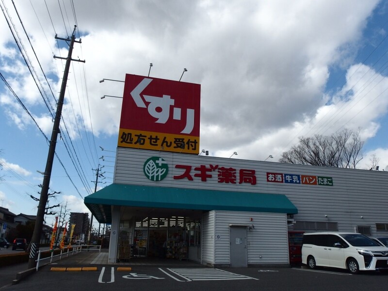 ドラックストア　スギ薬局 上地店（ドラッグストア）まで186m