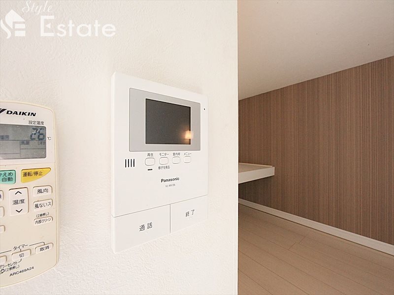 セキュリティ　モニター付きインターホン