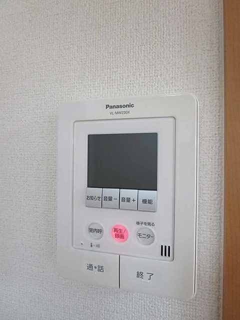 セキュリティ　来訪者の姿を確認できます。