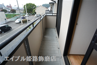 バルコニー　写真は反転のお部屋です