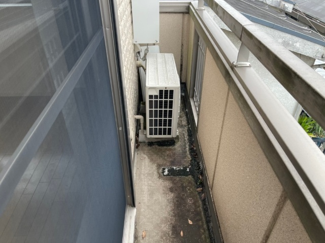 バルコニー　別号室の写真でございます。
