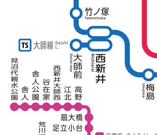 眺望　☆路線図☆