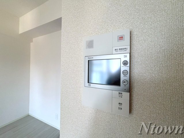 セキュリティ　モニター付きです