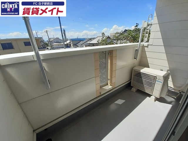 バルコニー　別部屋反転画像参考