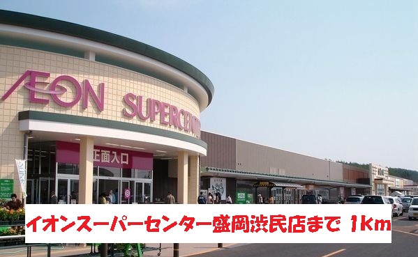 ショッピングセンター　イオンスーパーセンター盛岡渋民（ショッピングセンター）まで1000m