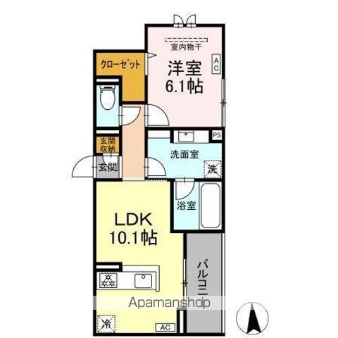 エリシア泉町の間取り写真