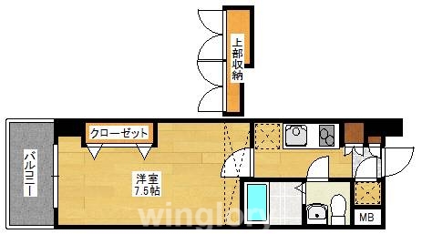 No.67 BENEFIT 21 博多の間取り写真