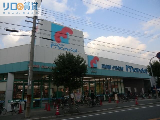 スーパー　万代巽西店（スーパー）まで496m