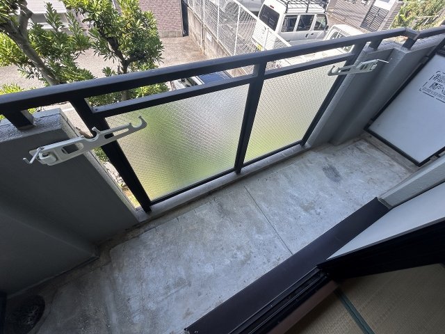 バルコニー　落ち着いた時間を過ごせるバルコニーです