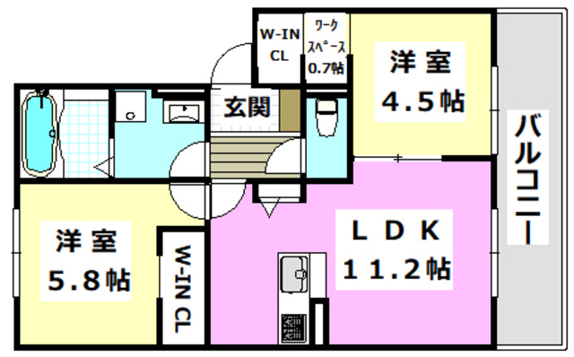 セジュール南耳原の間取り写真