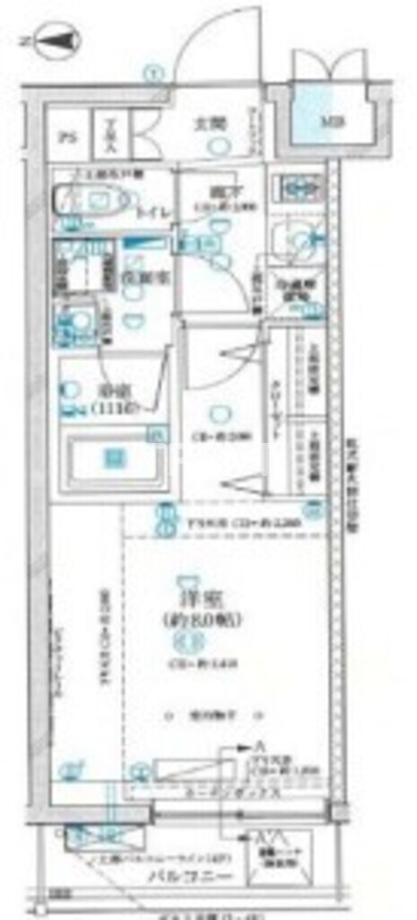 グランパセオ神楽坂IIの間取り写真