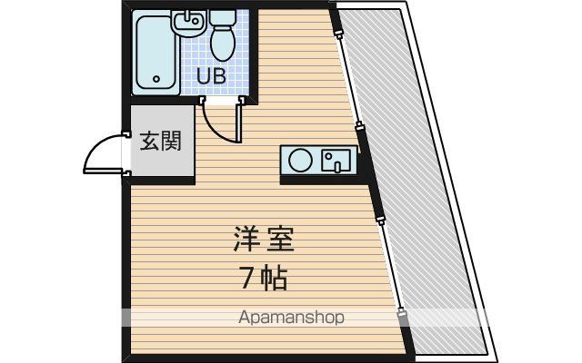 阪急宝塚線 豊中駅 徒歩4分 3階建 築39年の間取り写真