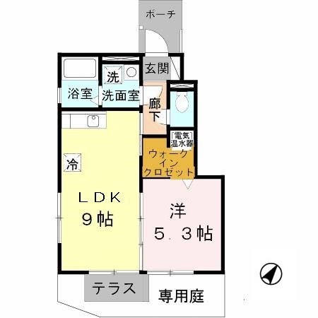 セジュール名谷IIの間取り写真