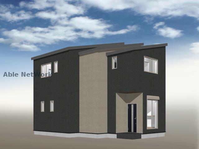 建物外観　完成模型図