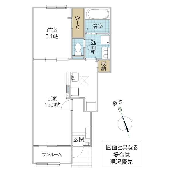小張プレイス Iの間取り写真