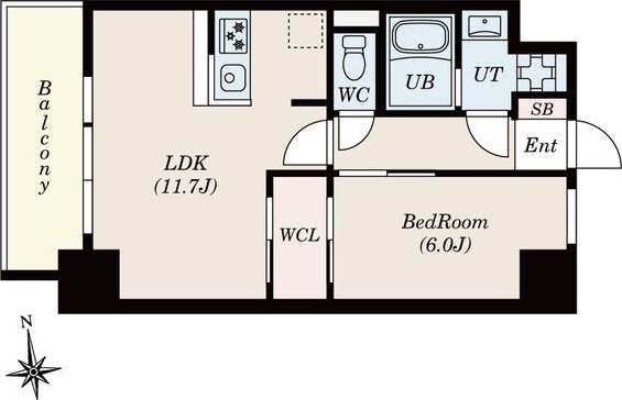 S-RESIDENCE桜本町awesomeの間取り写真