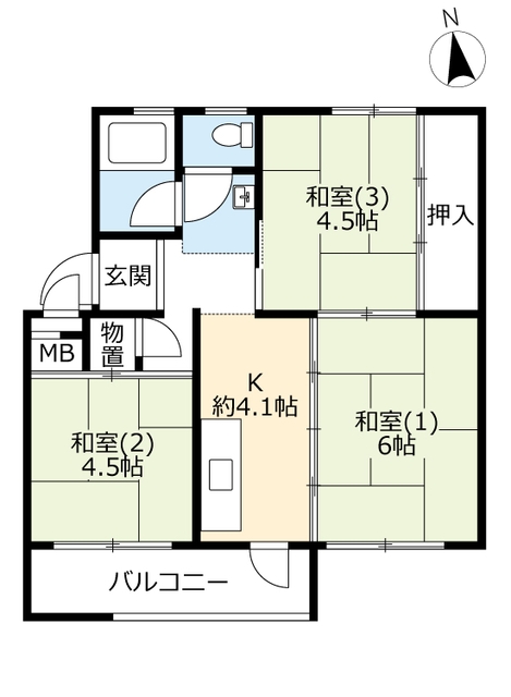 URあやめ台の間取り写真