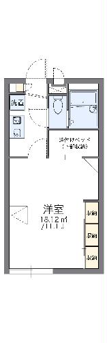 レオパレスマルベリーランチAの間取り写真