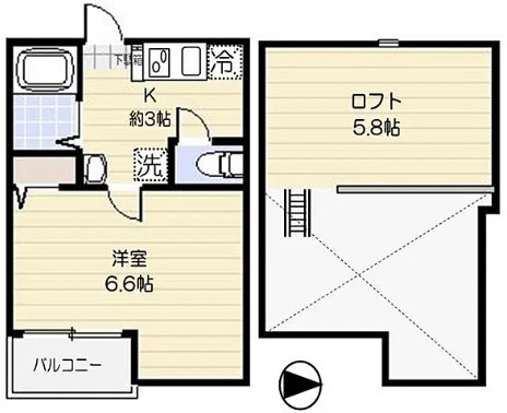 Privia笹塚の間取り写真