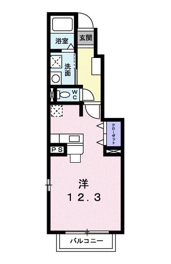 東武伊勢崎線 細谷駅 徒歩27分 2階建 築22年の間取り写真