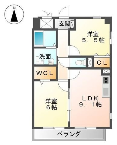 第2ファミール大津の間取り