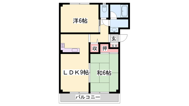 コンフォート英賀保の間取り