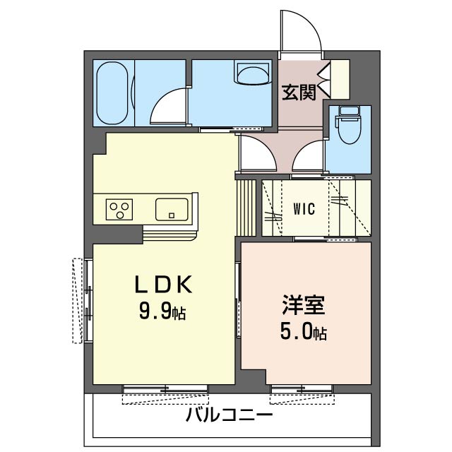 ラ・ルーム泉町の間取り