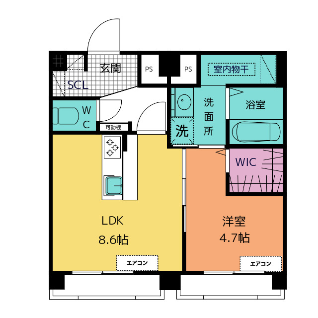 岩田ビルの間取り