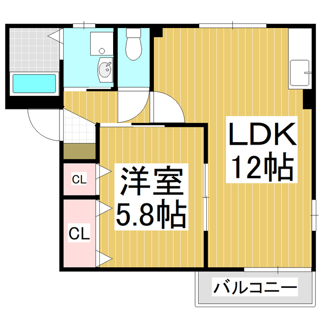 グレース安曇野Ａの間取り