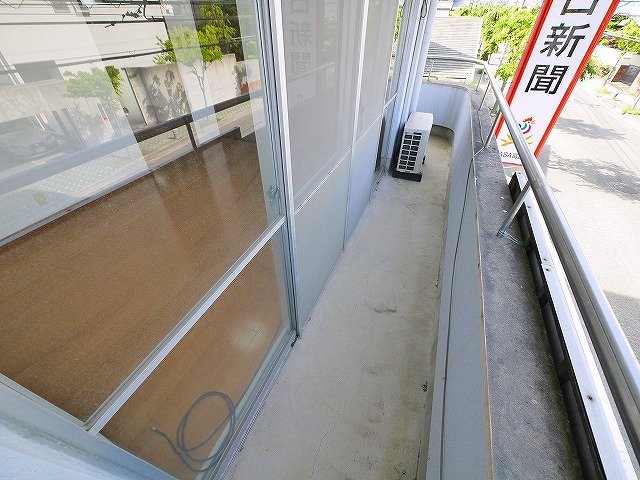 バルコニー　落ち着いた時間を過ごせるバルコニーです