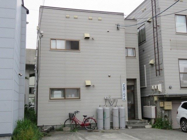 札幌市北区新琴似四条のアパートの建物外観