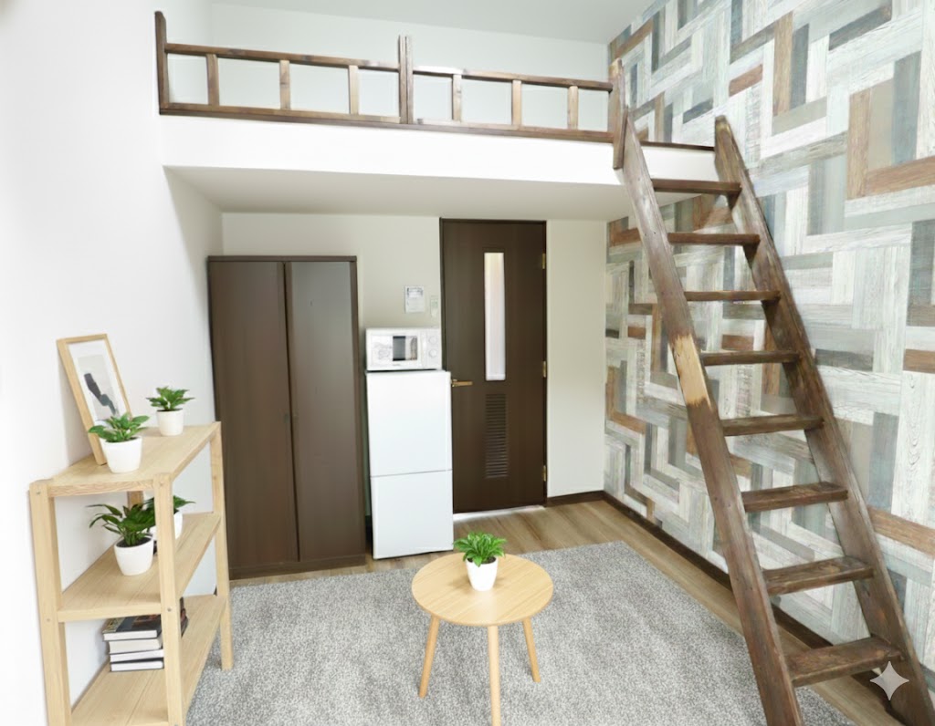 居室・リビング　家具備品はCGによるイメージで、実際の物件には含まれません