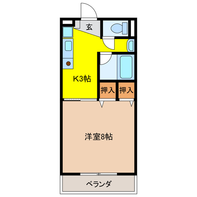 ナカノハイツの間取り