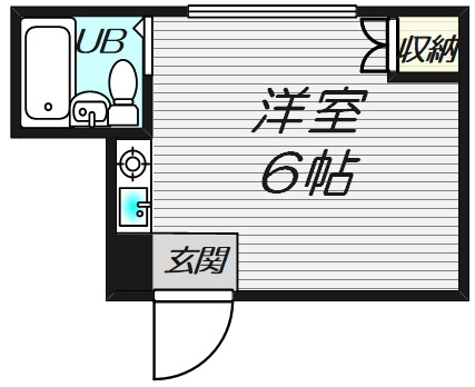 大阪市東淀川区相川のマンションの間取り