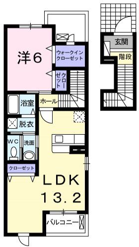 イムーブル　ドゥの間取り