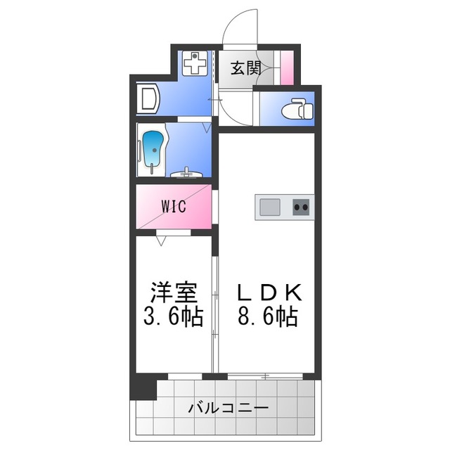 ESTONE HIGASHIOSAKAの間取り