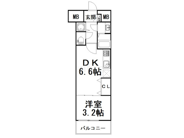 THE GARNET MILLENNIUM KYOTO 九条烏丸の間取り