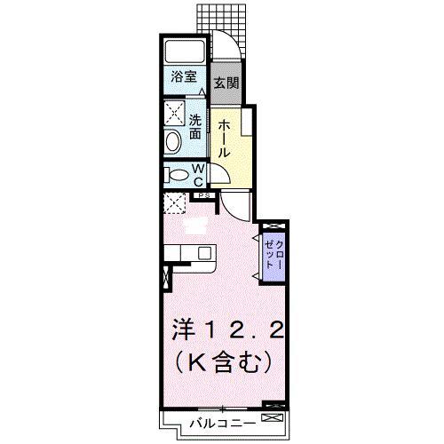 プルート稲月の間取り