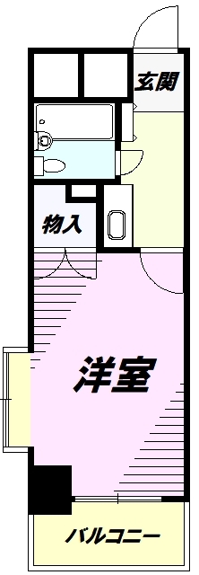 八王子市八木町のマンションの間取り